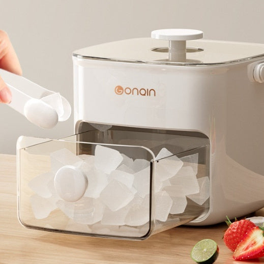 Portable Ice Cube Maker Tray - Quick-Release Silicone Ice Mold