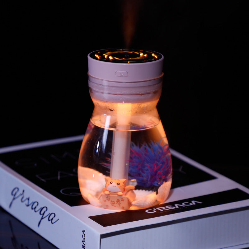Phoenix Colorful LED Humidifier - Aromatherapy Diffuser Lamp