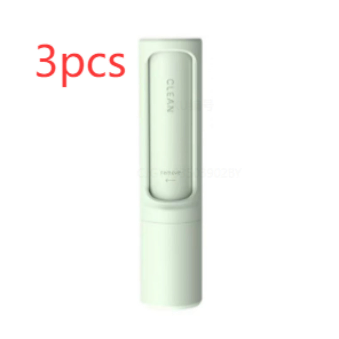 2-in-1 Reusable Pet Hair Remover Brush - Self-Cleaning Lint Roller