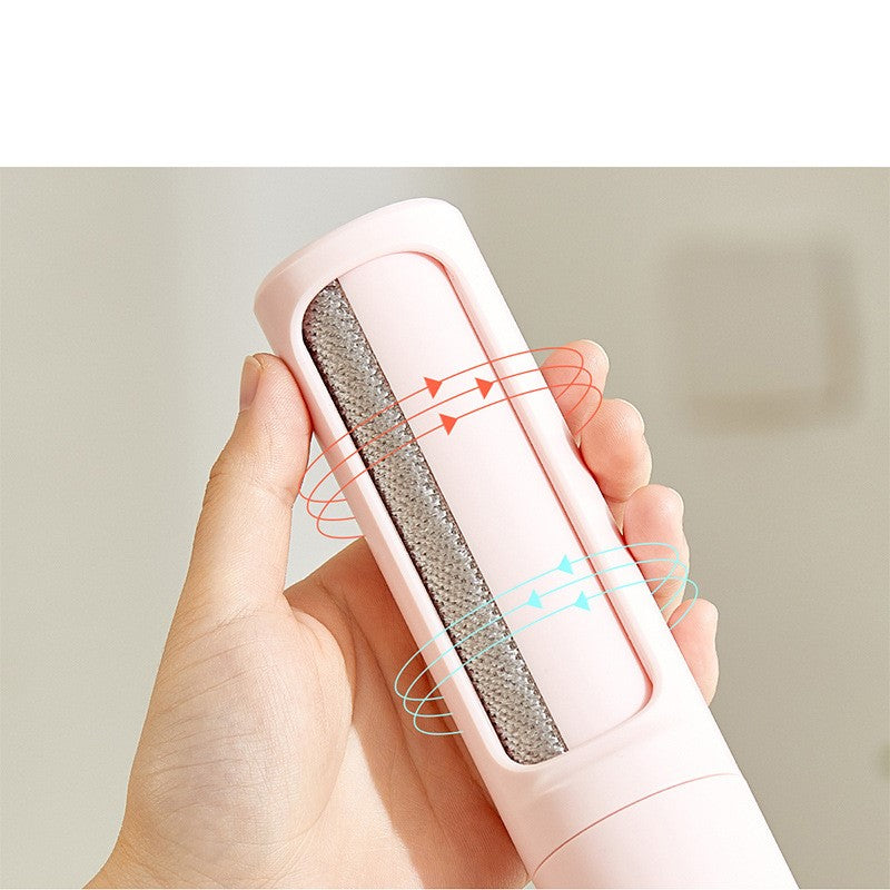 2-in-1 Reusable Pet Hair Remover Brush - Self-Cleaning Lint Roller