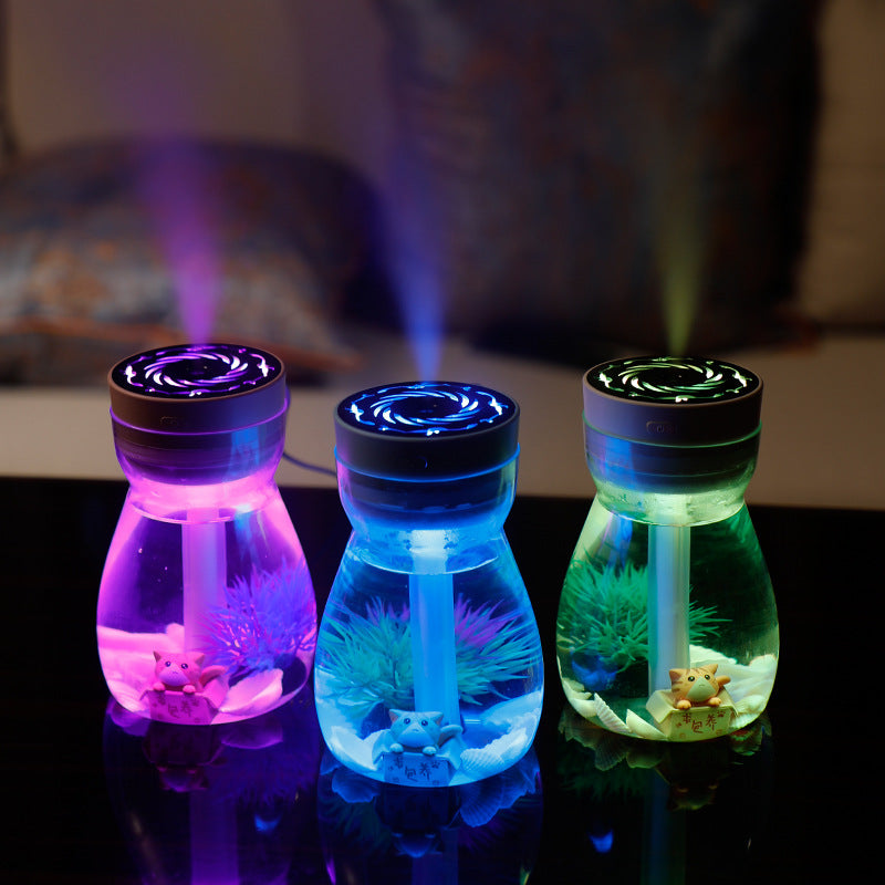 Phoenix Colorful LED Humidifier - Aromatherapy Diffuser Lamp