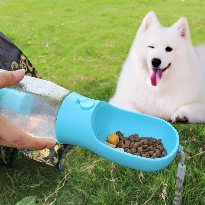 3-in-1 Pet Travel Water Cup - Portable Dog Water Bottle with Filter & Waste Bag Holder