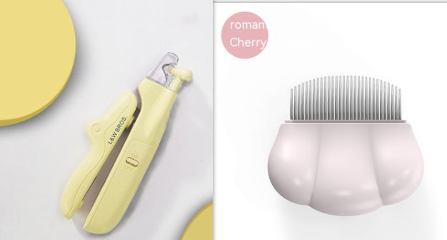 LED Pet Nail Clippers - Professional Dog & Cat Nail Trimmer with Light