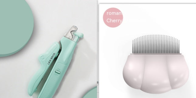 LED Pet Nail Clippers - Professional Dog & Cat Nail Trimmer with Light