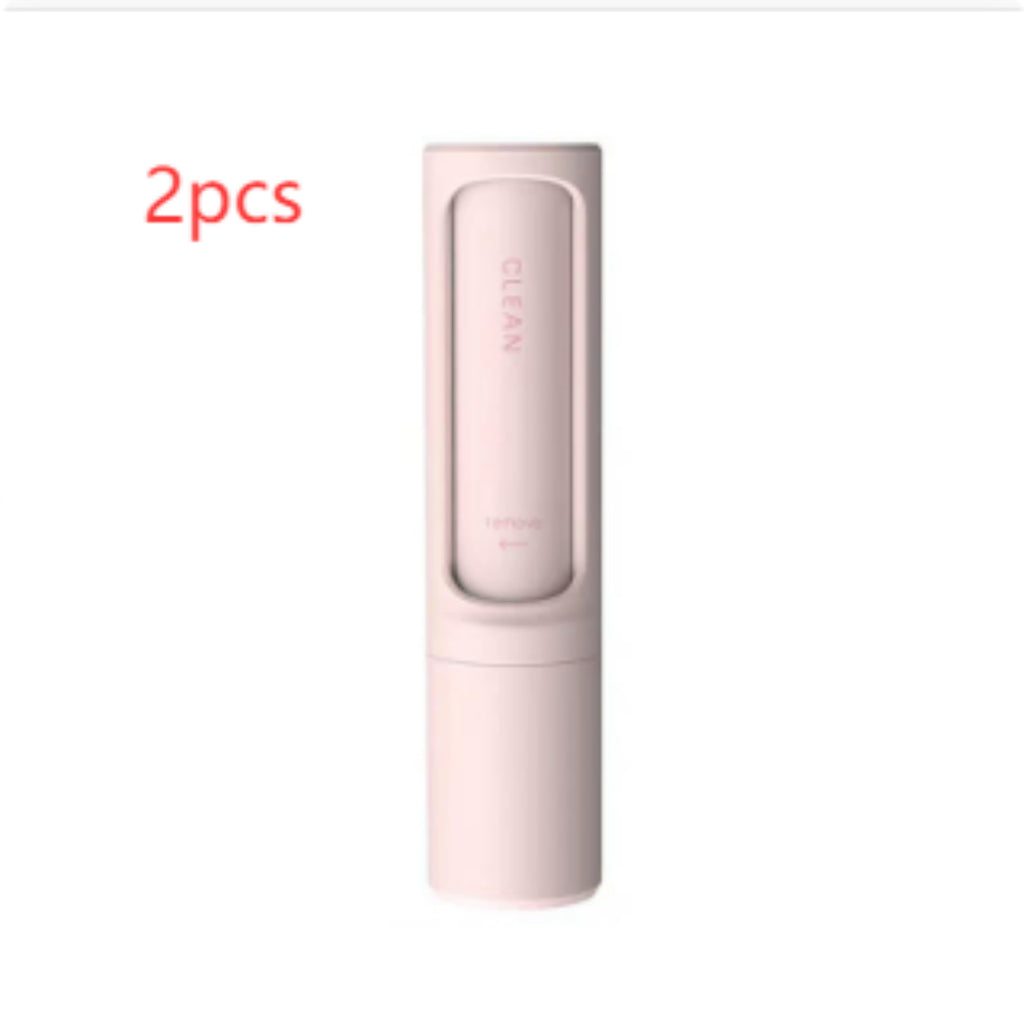 2-in-1 Reusable Pet Hair Remover Brush - Self-Cleaning Lint Roller