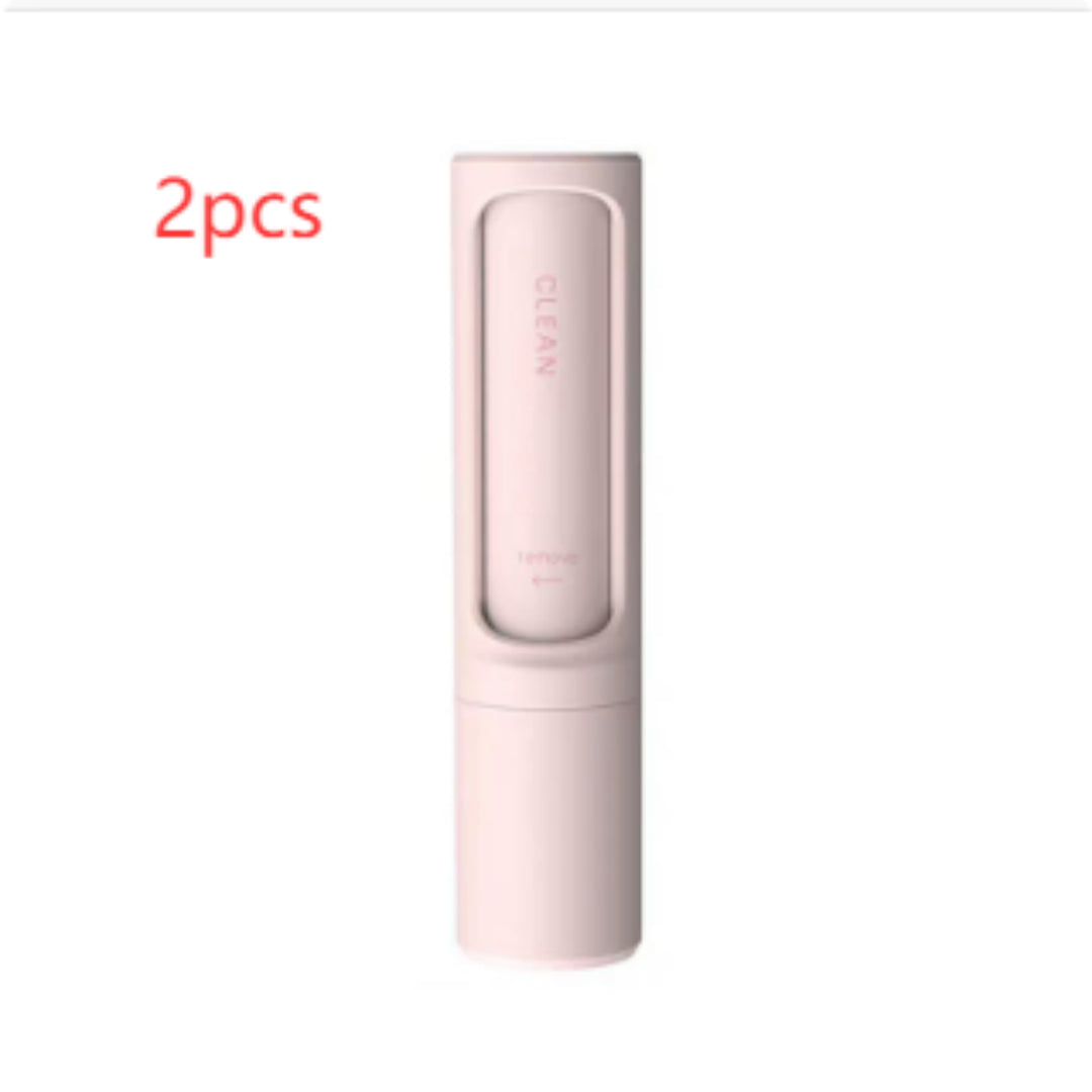 2-in-1 Reusable Pet Hair Remover Brush - Self-Cleaning Lint Roller