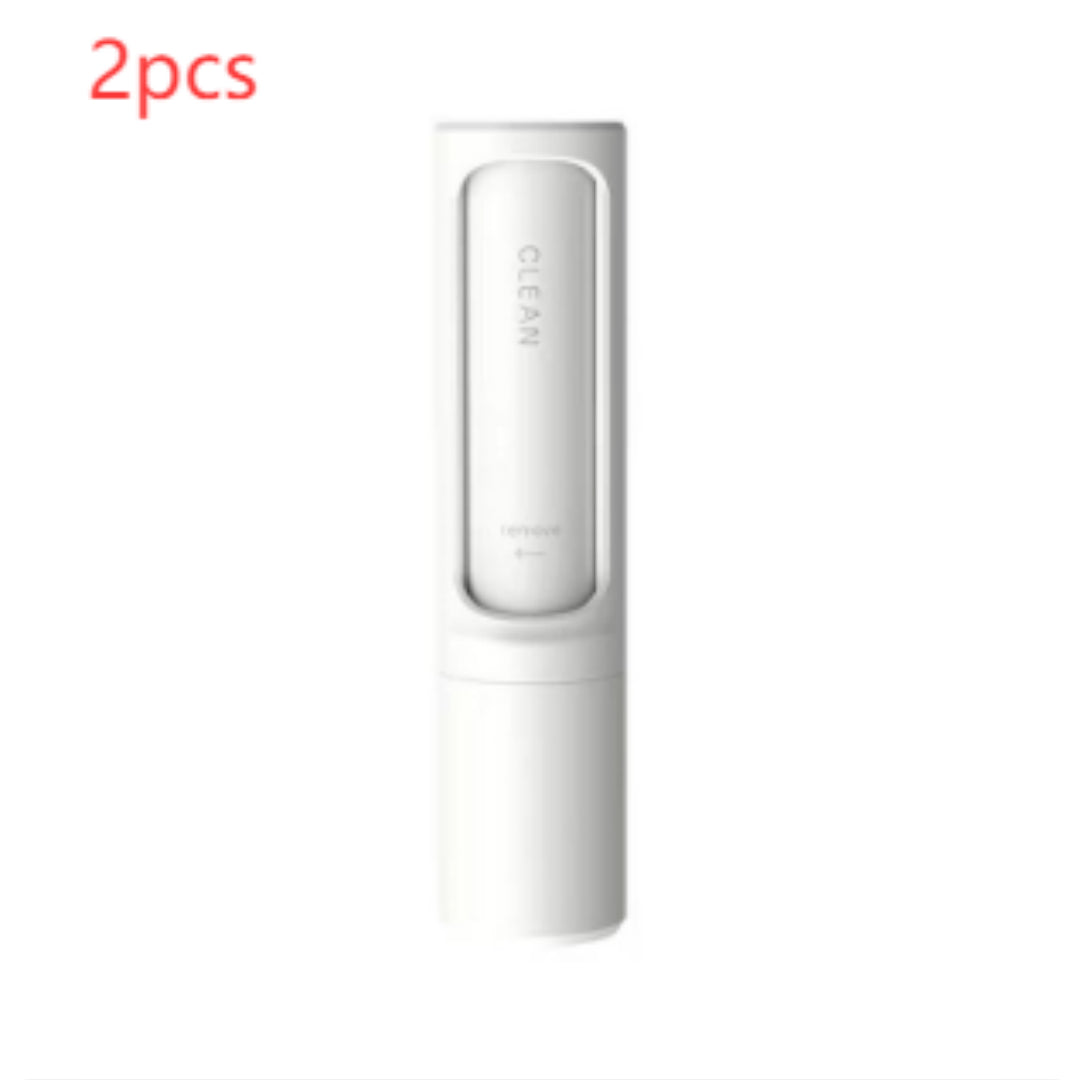 2-in-1 Reusable Pet Hair Remover Brush - Self-Cleaning Lint Roller