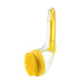 Long Handle Pet Bath Brush - Dog & Cat Shower Grooming Comb
